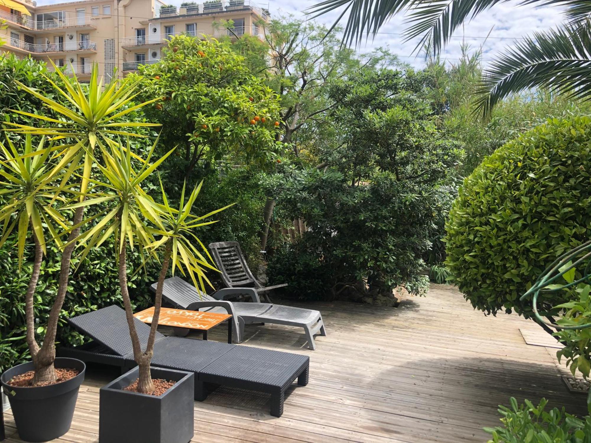 Only 60M To The Beach, 2 Bedroom Cozy Apartment, 80M2 Big Garden, Very Central Cannes Esterno foto